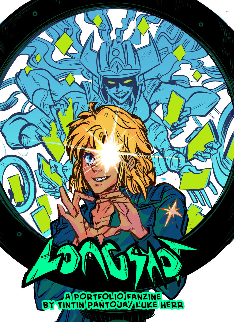 COVER TO A LONGSHOT FANZINE. LONGSHOT IS A CHARACTER OWNED BY MARVEL COMICS